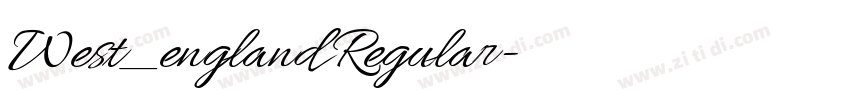 West_england Regular字体转换